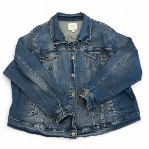 Torrid Trucker Denim Jacket Women’s Size 5X Plus Size